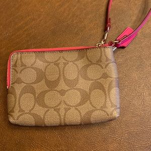 Authentic, never used, Coach wristlet